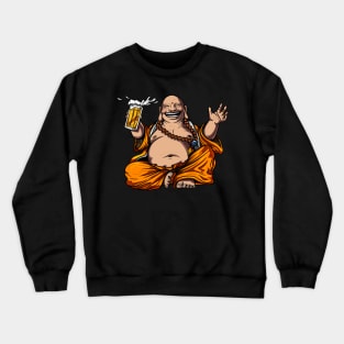 Buddha Beer Party Crewneck Sweatshirt